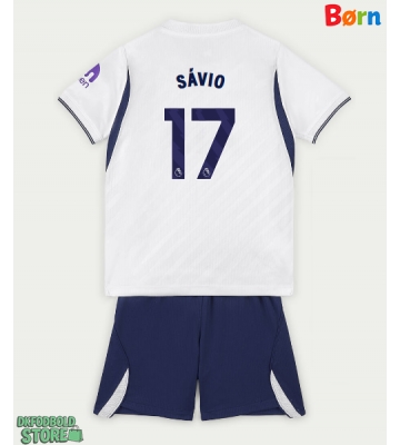 Tottenham Hotspur Savio #17 Replika Babytøj Hjemmebanesæt Børn 2026-27 Kortærmet (+ Korte bukser)